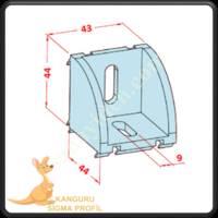 45X45 GENİŞ KÖŞE BAĞLANTI, Profil Bağlantı Elemanları