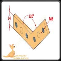 30X30 120° FITTING PIECE, Profile Fasteners