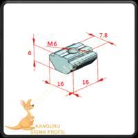 CHANNEL 8 T CHANNEL NUT M6,