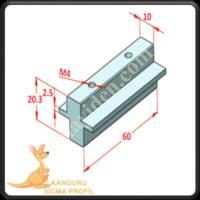 CHANNEL 10 SLIDE RAIL, Profile Fasteners