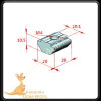 CHANNEL 10 T CHANNEL NUT M4,