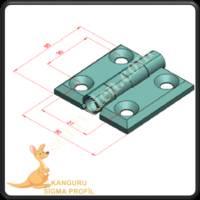 30X30 METAL HINGE, Profile Fasteners