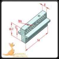 CHANNEL 8 SLIDE RAIL, Profile Fasteners