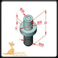 CHANNEL 10 ACCORDION PIN, Profile Fasteners