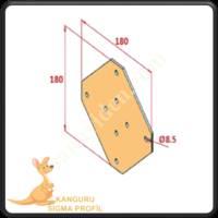 45X45 FOUR WAY CONNECTION SHEET,