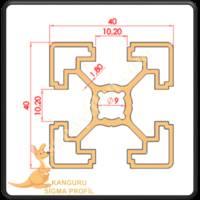 40X40 LIGHT SIGMA PROFILE K10, Profile- Sheet-Casting