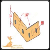 30X30 135° FITTING PIECE, Profile Fasteners