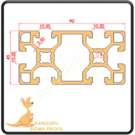45X90 HEAVY SIGMA PROFILE K10, Profile- Sheet-Casting