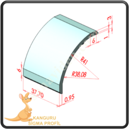 40X40 CORNER CONNECTION COVER WIDE, Profile Fasteners