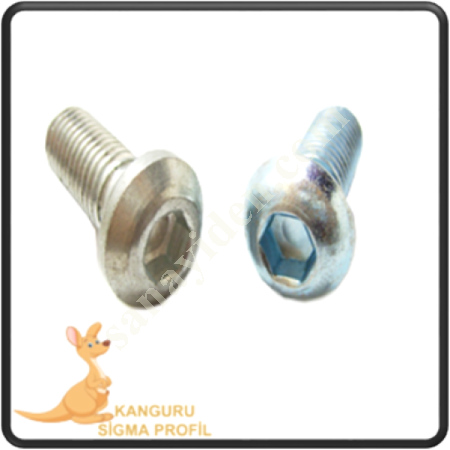 CHANNEL 6 FACE BOLT, Profile Fasteners