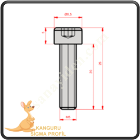 M5 IMBUS BOLT 20 MM,