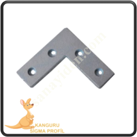 45X45 90° FITTING PIECE, Profile Fasteners