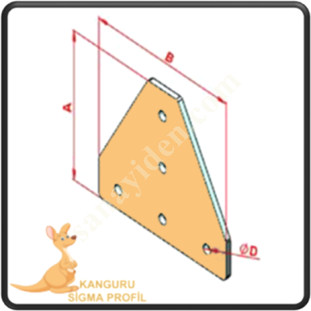 45X45 THREE WAY CONNECTION SHEET,