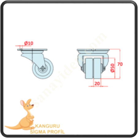 Ø50 DOUBLE WHEEL, Conveyor Systems