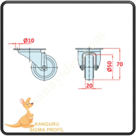 Ø50 SINGLE WHEEL, Conveyor Systems