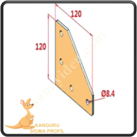 45X45 TWO WAY CONNECTION SHEET,