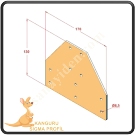 45X90 THREE WAY CONNECTION SHEET,