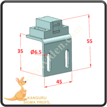 CHANNEL 8 MAGNET SET, Profile Fasteners