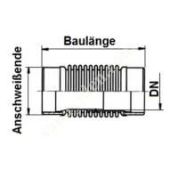 KOMP-SW VA WELDED END STAINLESS STEEL EXPANSIONS, Hose - Pipe - Fittings