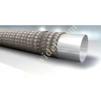 TF 200 PTFE HOSE, FLAT, 2 BRAIDED COATING,