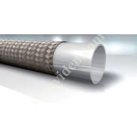 TF 100 PTFE HOSE, FLAT, 1 BRAIDED COATING,