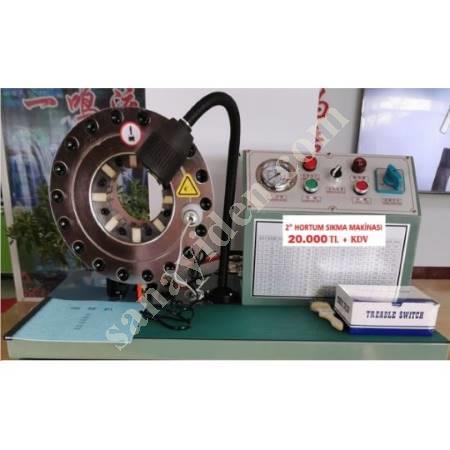 2ND HAND HOSE TIGHTENING MACHINE / MACHINE, Hose Cutting- Peeling And Pressing Machines