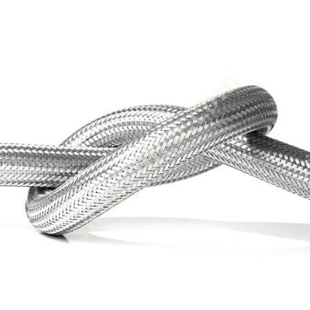 1/4" STAINLESS FLEX SINGLE BRAIDED HOSE, Stainless Pipe And Hose