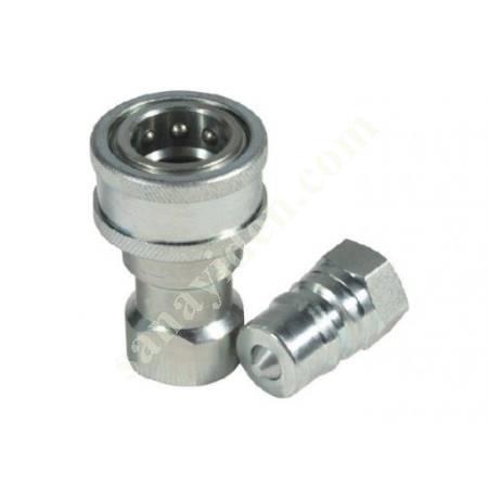 1/4" AUTOMATIC COUPLING MALE CARBON HYDRAULIC QUICK COUPLING, Hose Fittings