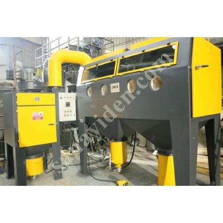 CABINET TYPE PRESSURE SANDBLASTING MACHINE, Cabin Type Sandblasting