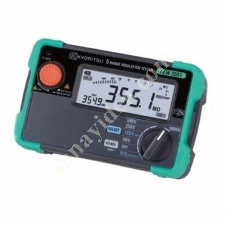 KYORITSU KEW 3551 INSULATION RESISTANCE TESTER, Test And Measurement Instruments