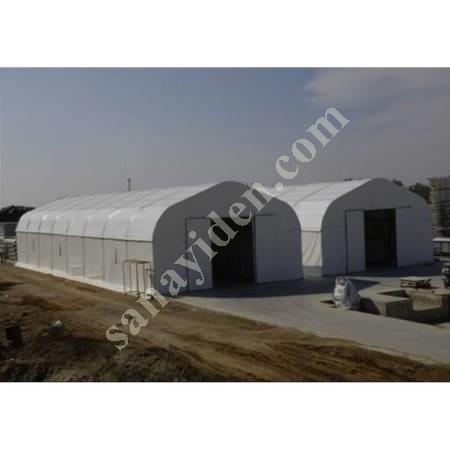 WAREHOUSE TENT AK RANGE TENTE TENT SYSTEMS, Building Construction