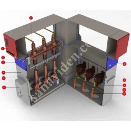 UMH 14 BUS CONNECTION COUPLING CELL WITH LOAD DISCONNECTOR, Electrical Accessories