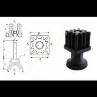 SQUARE BALL ROD FOOT SET CONNECTOR,