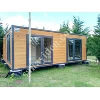 42M2 WOODEN THREE ROOM WC SHOWER -KITCHEN, Building Construction