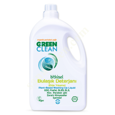 U GREEN CLEAN BİTKİSEL BULAŞIK DETERJANI(ELDE YIKAMA) - 2750ML, Diğer Petrol&Kimya-Plastik Sanayi