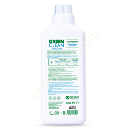 U GREEN CLEAN SENSİTİVE BİTKİSEL YUMUŞATICI - 1000ML, Diğer Petrol&Kimya-Plastik Sanayi
