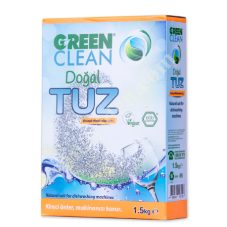 U GREEN CLEAN DOĞAL TUZ - 1,5KG, Diğer Petrol&Kimya-Plastik Sanayi