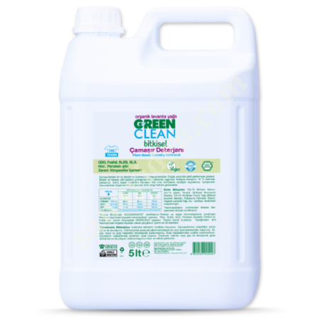 U GREEN CLEAN BİTKİSEL ÇAMAŞIR DETERJANI - 5L, Diğer Petrol&Kimya-Plastik Sanayi