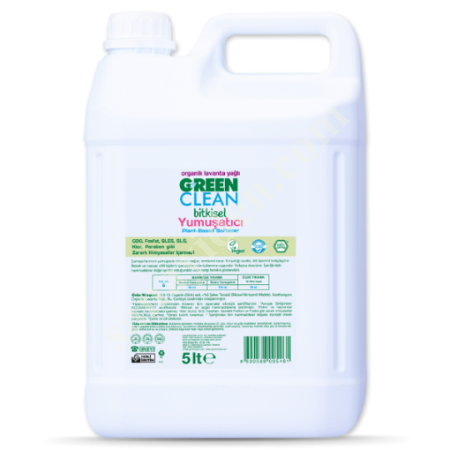 U GREEN CLEAN BİTKİSEL YUMUŞATICI - 5L, Diğer Petrol&Kimya-Plastik Sanayi