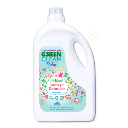 U GREEN CLEAN BABY BİTKİSEL ÇAMAŞIR DETERJANI - 2750ML, Diğer Petrol&Kimya-Plastik Sanayi
