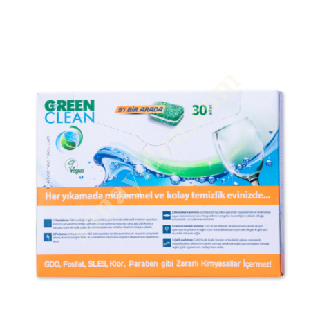 U GREEN CLEAN HERBAL DISHWASHER TABLET - 30 PCS, Other Petroleum & Chemical - Plastic Industry