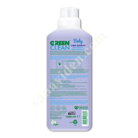 U GREEN CLEAN BABY BİTKİSEL LEKE ÇIKARICI - 1000ML, Diğer Petrol&Kimya-Plastik Sanayi