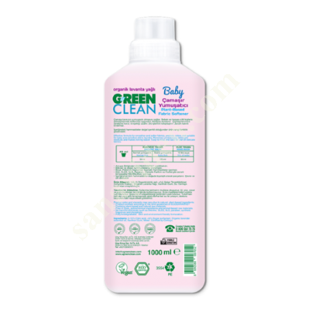 U GREEN CLEAN BABY BİTKİSEL YUMUŞATICI - 1000ML, Diğer Petrol&Kimya-Plastik Sanayi