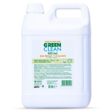 U GREEN CLEAN BİTKİSEL ÇOK AMAÇLI YAĞ ÇÖZÜCÜ - 5L, Diğer Petrol&Kimya-Plastik Sanayi