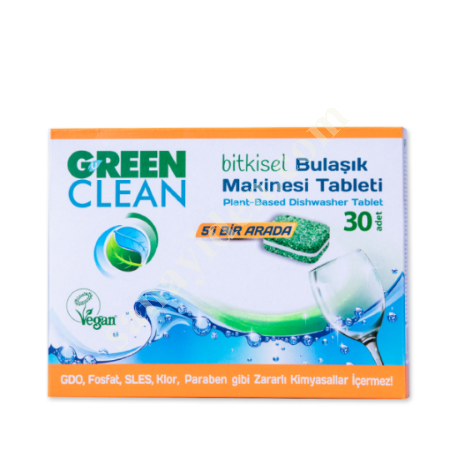 U GREEN CLEAN HERBAL DISHWASHER TABLET - 30 PCS, Other Petroleum & Chemical - Plastic Industry