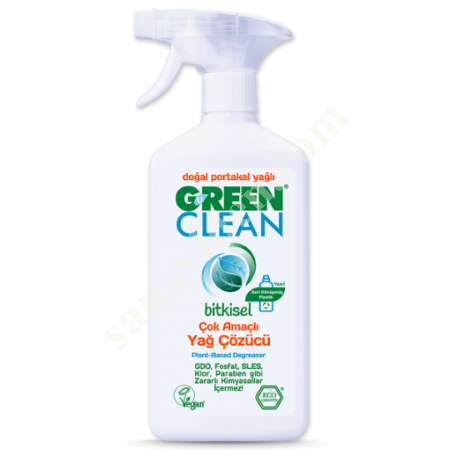 U GREEN CLEAN BİTKİSEL ÇOK AMAÇLI YAĞ ÇÖZÜCÜ - 500ML, Diğer Petrol&Kimya-Plastik Sanayi