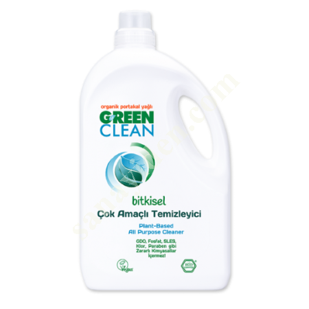 U GREEN CLEAN BİTKİSEL ÇOK AMAÇLI TEMİZLEYİCİ - 2750ML, Diğer Petrol&Kimya-Plastik Sanayi