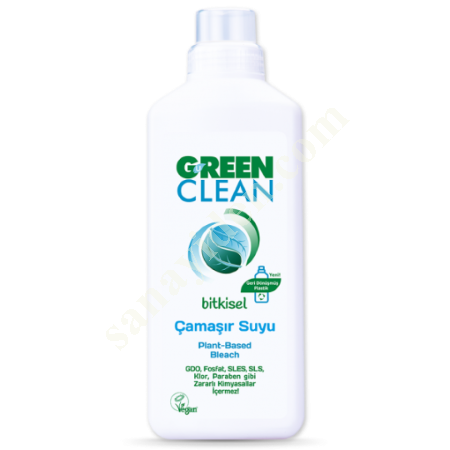 U GREEN CLEAN BİTKİSEL ÇAMAŞIR SUYU - 1000ML, Diğer Petrol&Kimya-Plastik Sanayi