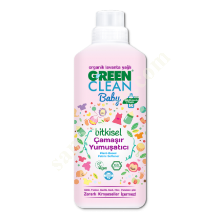 U GREEN CLEAN BABY BİTKİSEL YUMUŞATICI - 1000ML, Diğer Petrol&Kimya-Plastik Sanayi