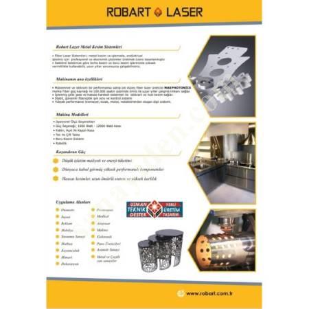 ROBART FİBER LAZER YERLİ ÜRETİM METAL KESİM LAZERLERİ, Lazer Kesim Makinası